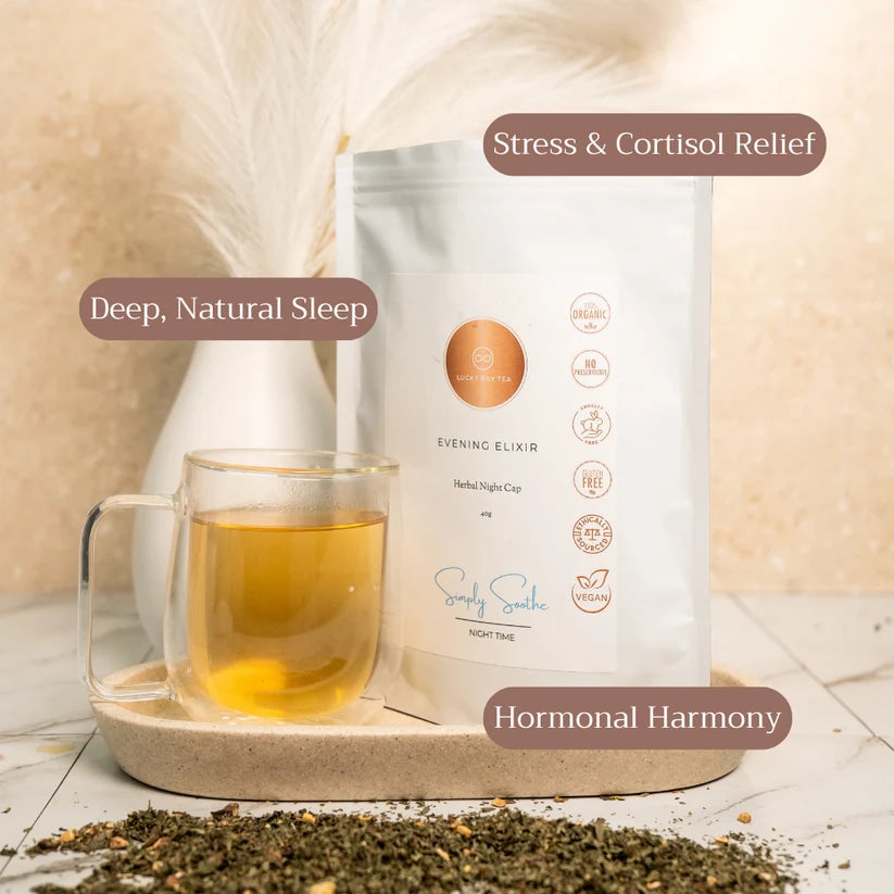 Lucky Bay Organic Tea Evening Elixir David Wolfe AUS