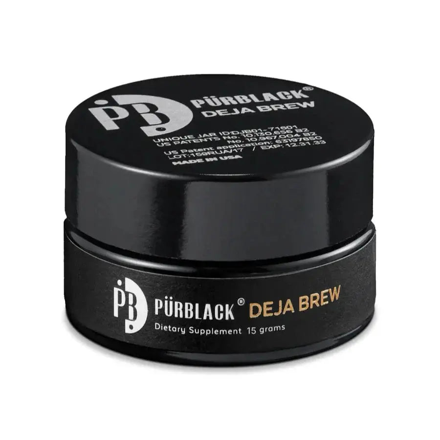 Pürblack Deja Brew | Shilajit Coffee Enhancer for Energy & Focus David Wolfe Australia