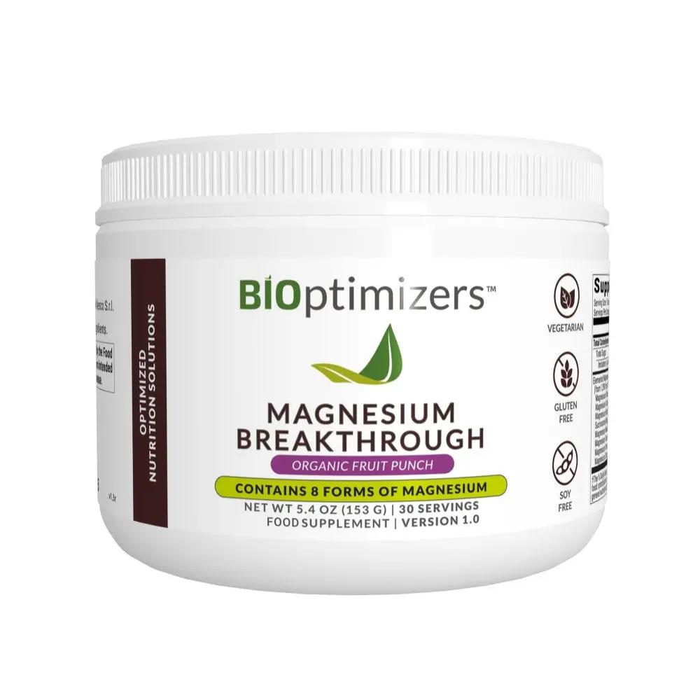 BiOptimizers Magnesium Breakthrough® Powder | 8-Form Complex for Sleep & Stress David Wolfe Australia