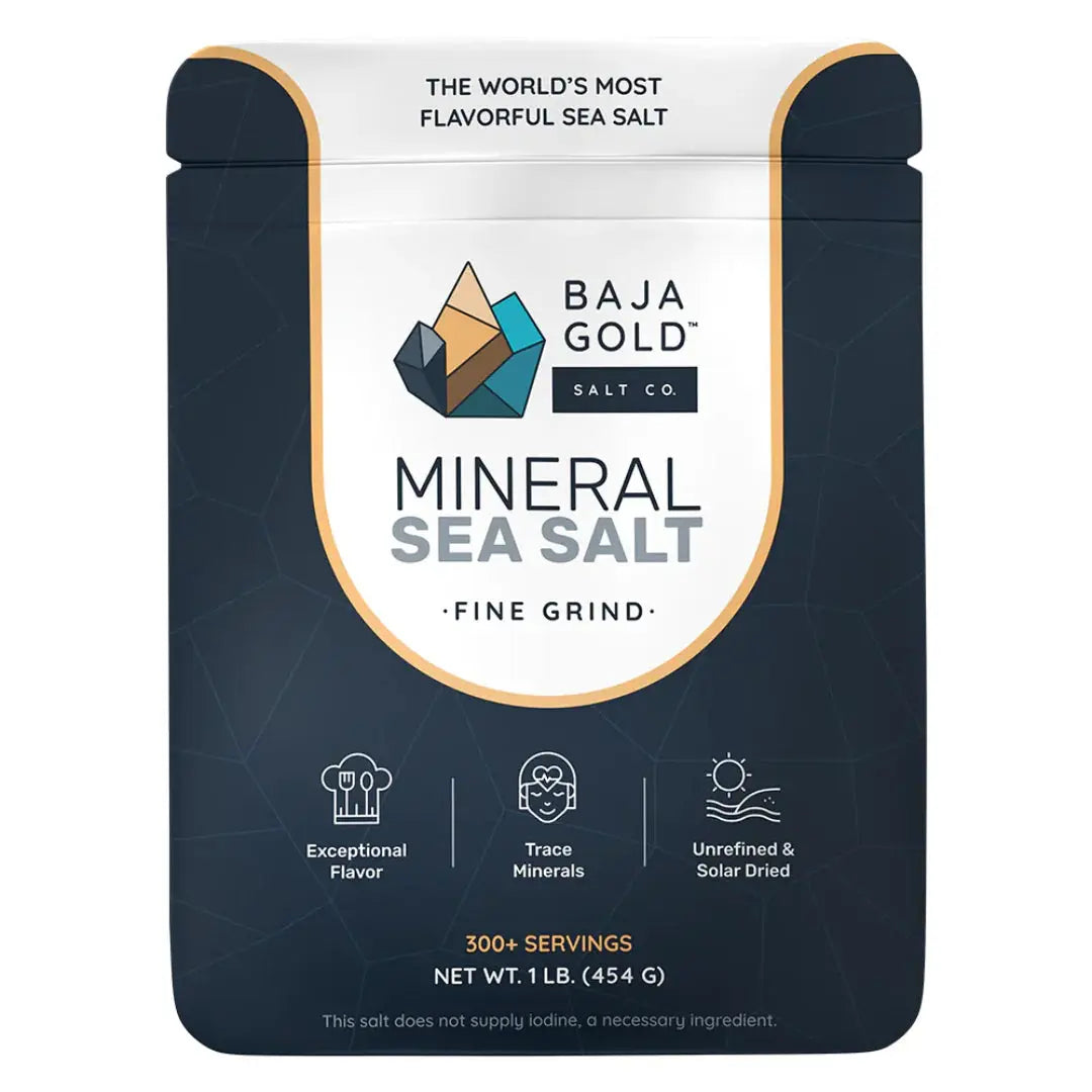 Baja Gold Mineral Sea Salt | 1lb (454g) Culinary Salt David Wolfe Australia