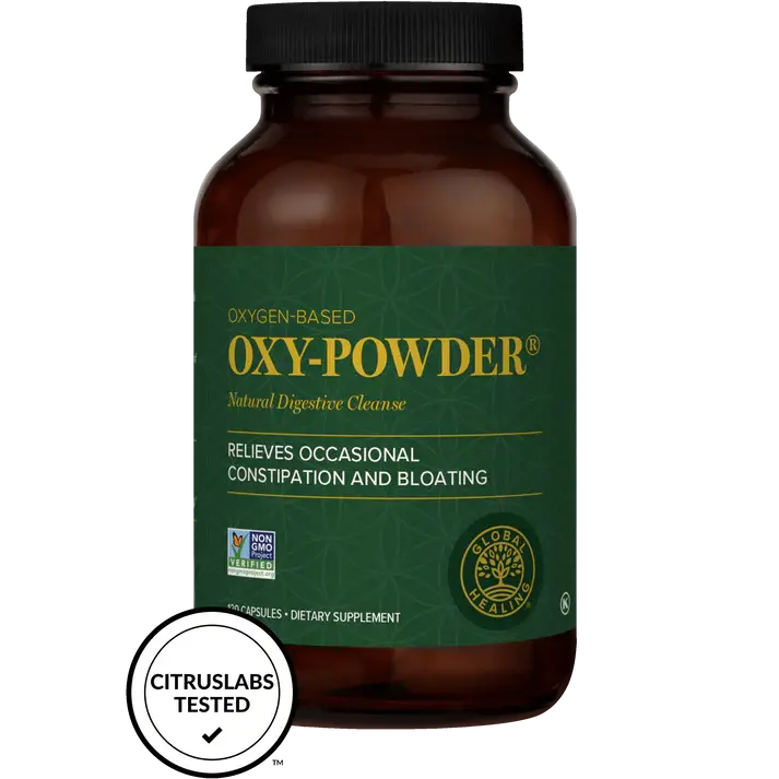 Global Healing Oxy-Powder® 60 Caps  | Oxygen-Based Digestive Cleanse David Wolfe Australia