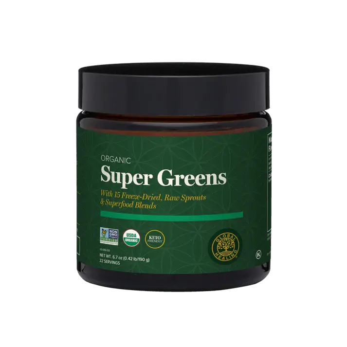 Global Healing Super Greens | Organic Phytonutrient Superfood Powder David Wolfe Australia