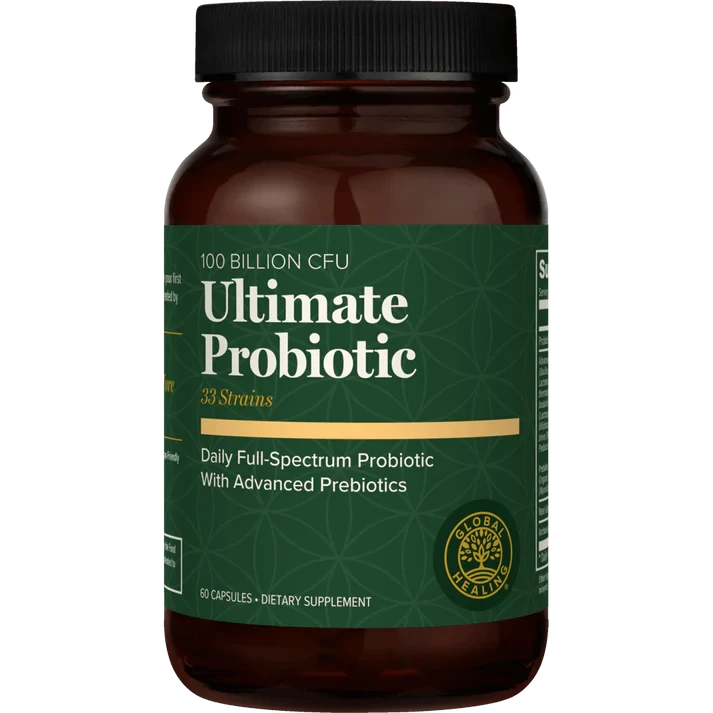 Global Healing Ultimate Probiotic: Advanced Synbiotic for Digestion, Immunity & Gut Comfort David Wolfe AUS